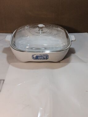 Browning Skillet Covered Casserole Dish with Clear Glass Lid Amana Radarange